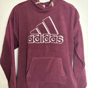 Adidas Maroon Pullover Hoodie